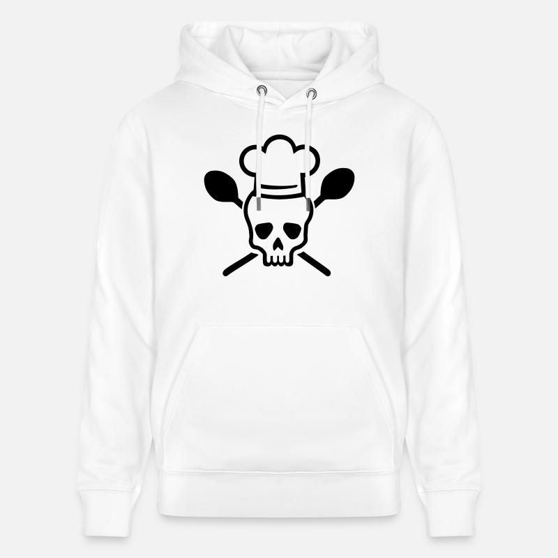 Cuisinier - Sweat à capuche bio CRUISER Stanley/Stella Unisexe - blanc
