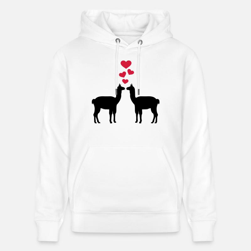 Lama - Sweat à capuche bio CRUISER Stanley/Stella Unisexe - blanc