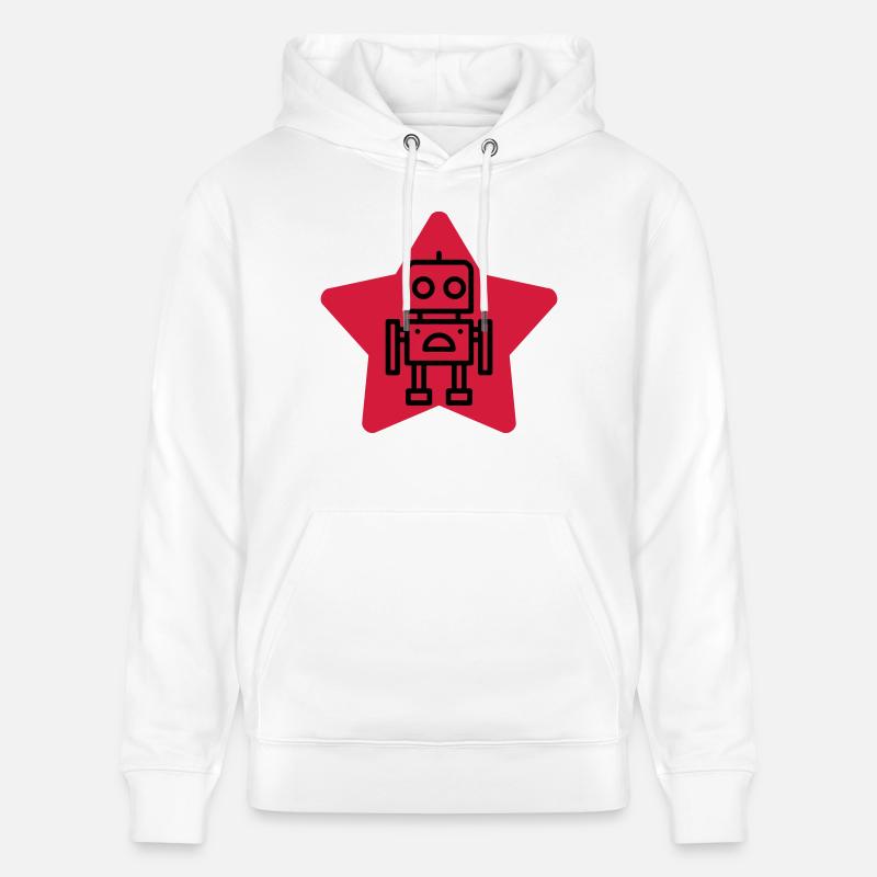 Robotik / Roboter / Robot / Robotics - Stanley/Stella Unisex Bio-Hoodie CRUISER  - Weiß