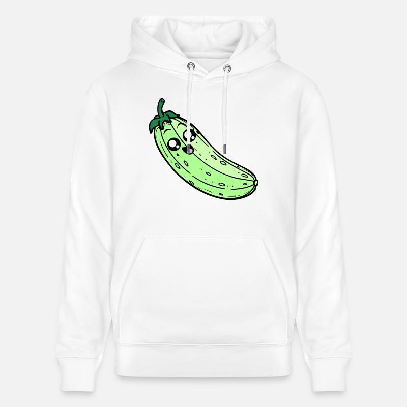 Concombre Bro - Sweat à capuche bio CRUISER Stanley/Stella Unisexe - blanc