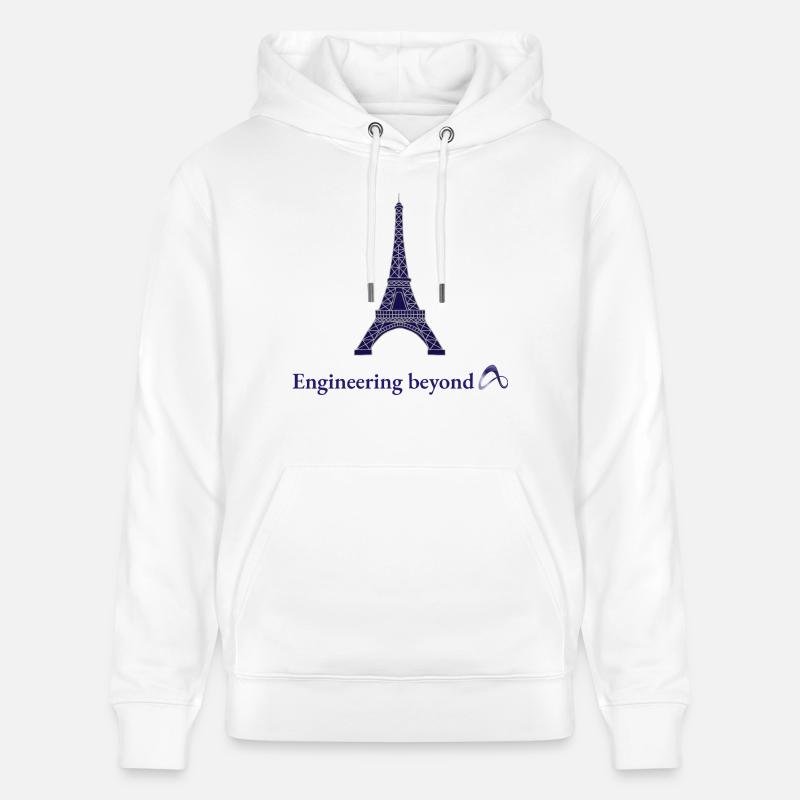 Engineering Beyond Infinity - Architects - Stanley/Stella CRUISER Unisex Organic Hoodie - white