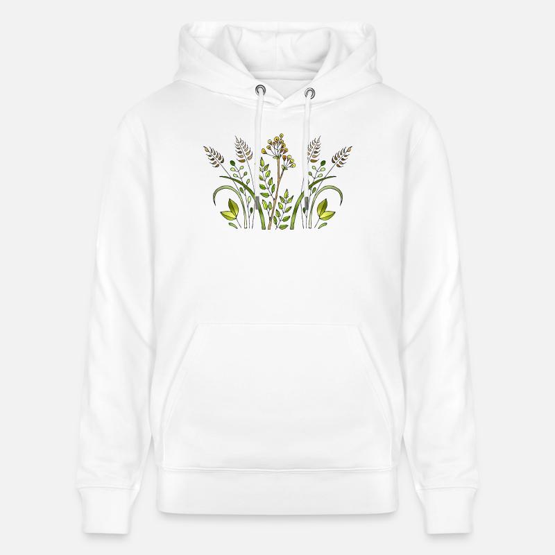 Fleur - Sweat à capuche bio CRUISER Stanley/Stella Unisexe - blanc