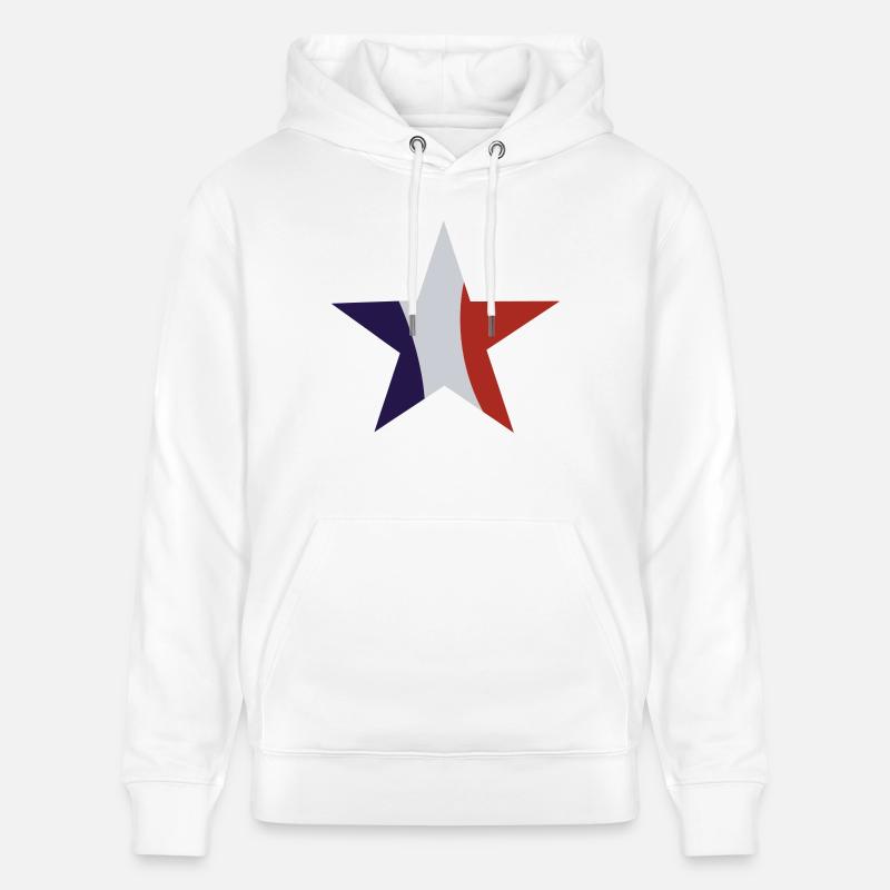 etoile francais - Sweat à capuche bio CRUISER Stanley/Stella Unisexe - blanc