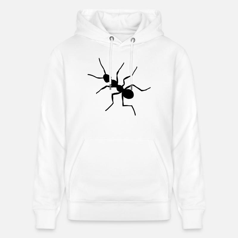 Ant 1 - Sweat à capuche bio CRUISER Stanley/Stella Unisexe - blanc