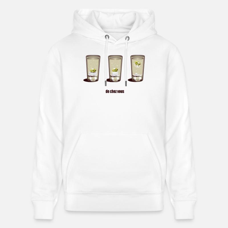 Petit Grégory le coktail. - Sweat à capuche bio CRUISER Stanley/Stella Unisexe - blanc