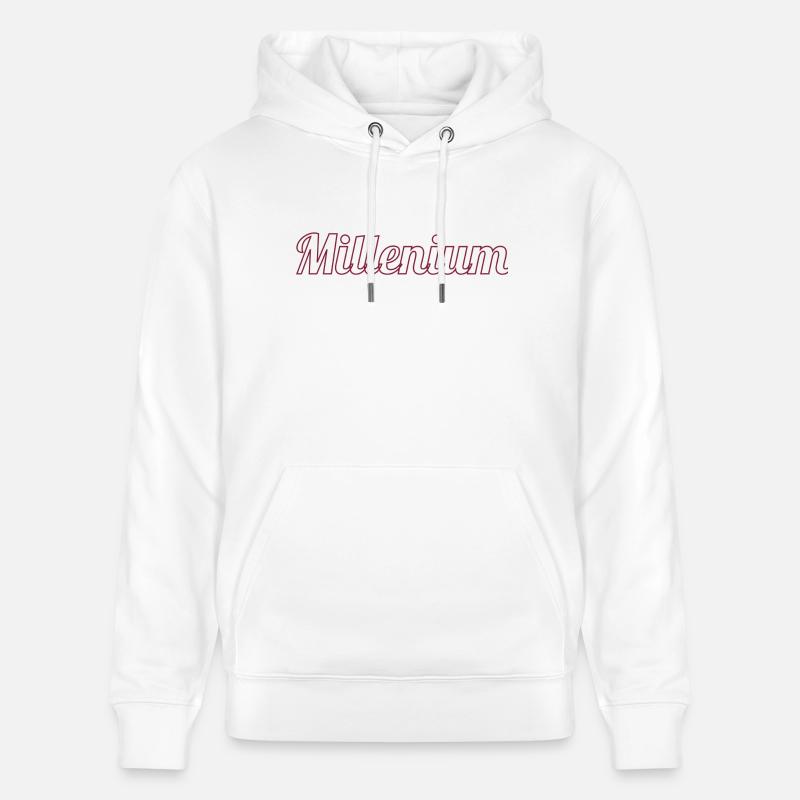 Millenium - Sweat à capuche bio CRUISER Stanley/Stella Unisexe - blanc