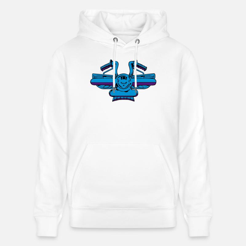 Ein Hintergrund-Controller - Stanley/Stella Unisex Bio-Hoodie CRUISER  - Weiß