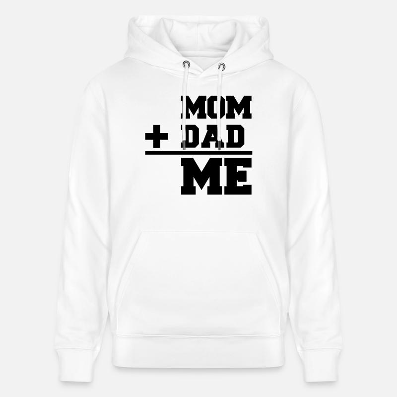 Mom Dad Me - Sweat à capuche bio CRUISER Stanley/Stella Unisexe - blanc