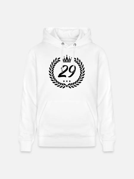 wappen 29 - Stanley/Stella Unisex Bio-Hoodie CRUISER - Weiß
