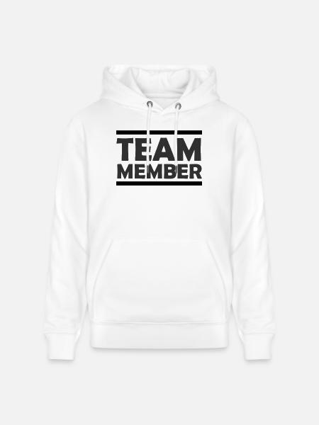 Team Member - Stanley/Stella CRUISER Unisex Organic Hoodie - white