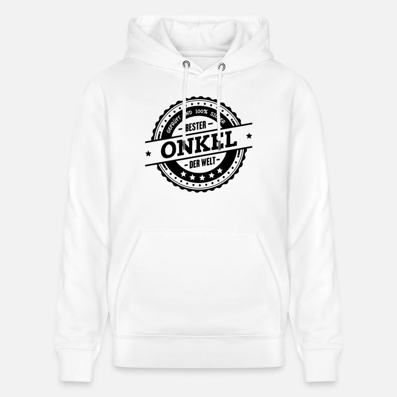 Bester Onkel - Stanley/Stella Unisex Bio-Hoodie CRUISER  - Weiß