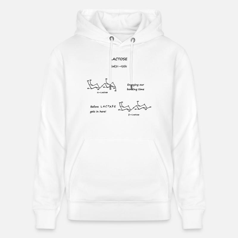 Science - Sweat à capuche bio CRUISER Stanley/Stella Unisexe - blanc