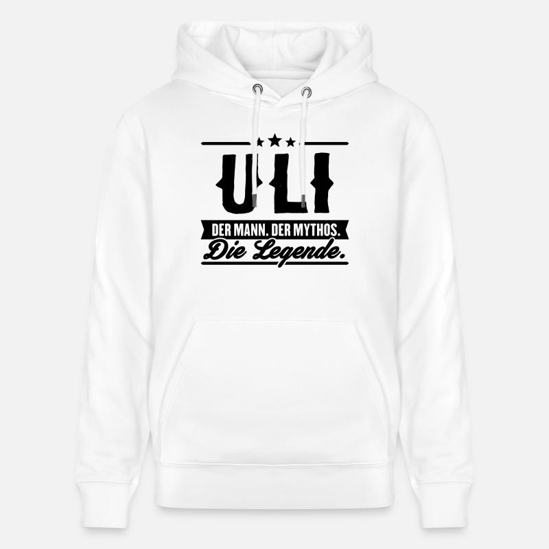 Man Myth Legend Uli - Sweat à capuche bio CRUISER Stanley/Stella Unisexe - blanc