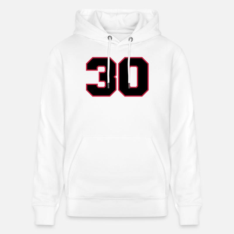Number30 - Sweat à capuche bio CRUISER Stanley/Stella Unisexe - blanc