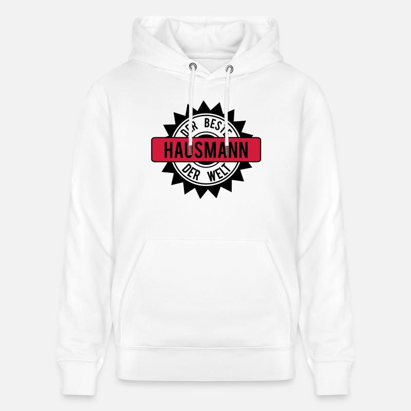 der beste hausmann 2c - Stanley/Stella Unisex Bio-Hoodie CRUISER  - Weiß