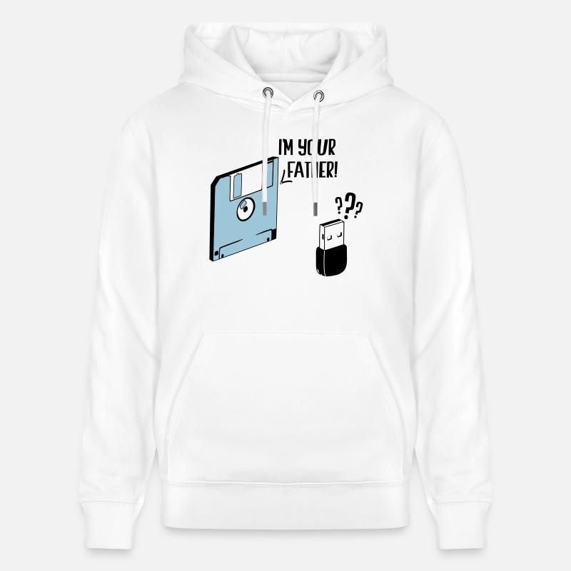 Ich bin dein Vater - Stanley/Stella Unisex Bio-Hoodie CRUISER - Weiß