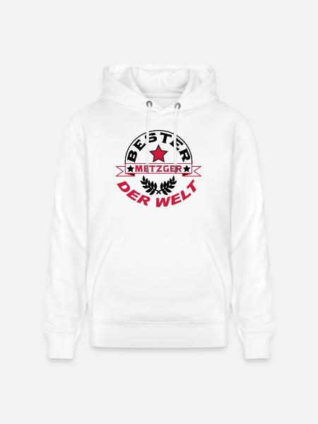 Metzger / Backer / Butcher / Baker / Vati - Stanley/Stella CRUISER Unisex Organic Hoodie - white