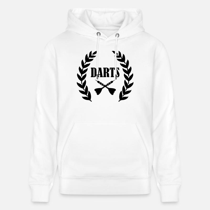 darts - Sweat à capuche bio CRUISER Stanley/Stella Unisexe - blanc