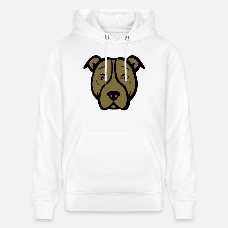 Chien - Sweat à capuche bio CRUISER Stanley/Stella Unisexe - blanc