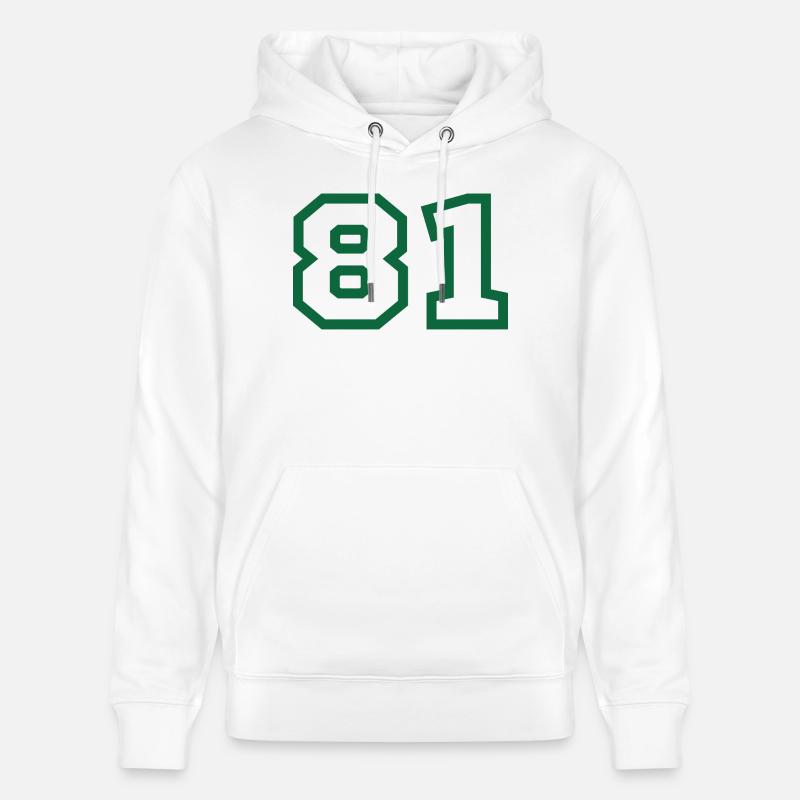 Numéro 81 sport - Sweat à capuche bio CRUISER Stanley/Stella Unisexe - blanc