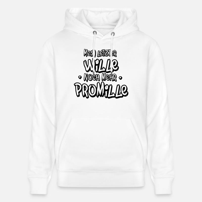 Plus par mille - Sweat à capuche bio CRUISER Stanley/Stella Unisexe - blanc