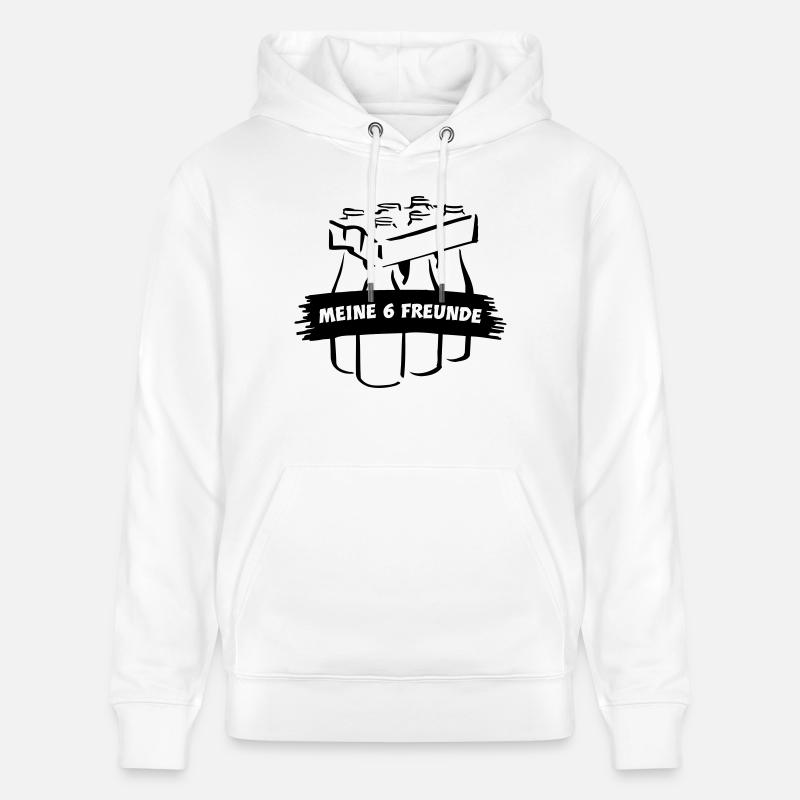 Freunde - Stanley/Stella Unisex Bio-Hoodie CRUISER  - Weiß