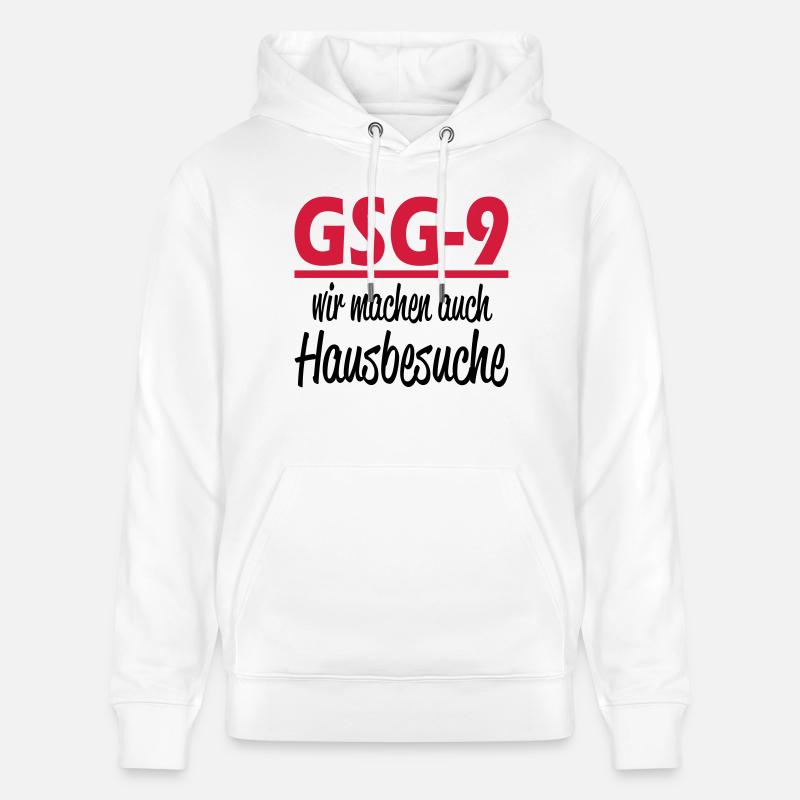 gsg9 - Sweat à capuche bio CRUISER Stanley/Stella Unisexe - blanc