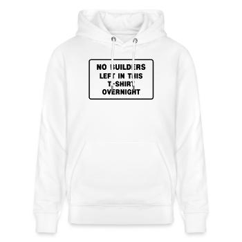 builders - Stanley/Stella CRUISER Unisex Organic Hoodie - white - Front - Alina (178cm) & Michal (187cm)