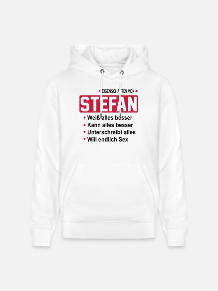 stefan - Stanley/Stella Unisex Bio-Hoodie CRUISER - Weiß