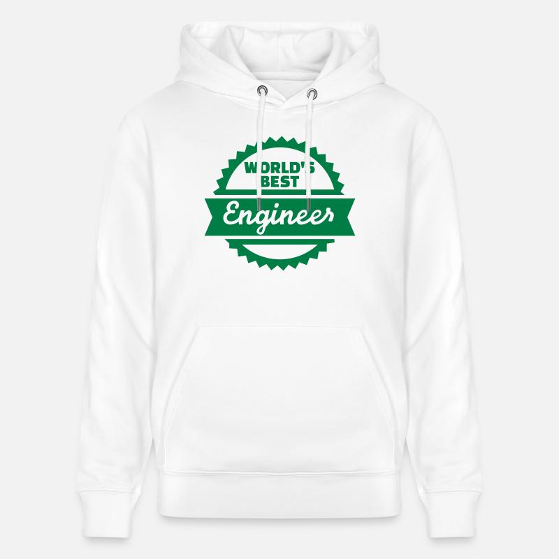 World's Best Engineer - Sweat à capuche bio CRUISER Stanley/Stella Unisexe - blanc