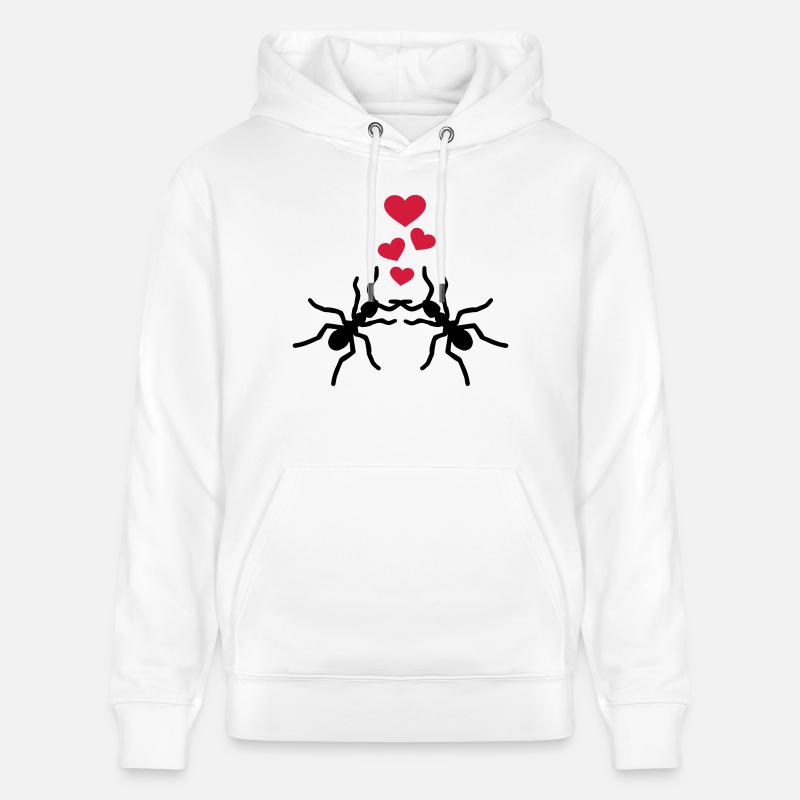 Fourmi - Sweat à capuche bio CRUISER Stanley/Stella Unisexe - blanc