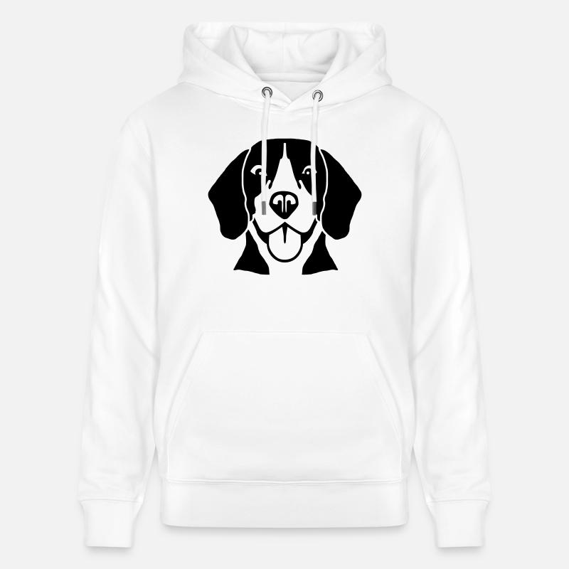 Beagle - Sweat à capuche bio CRUISER Stanley/Stella Unisexe - blanc