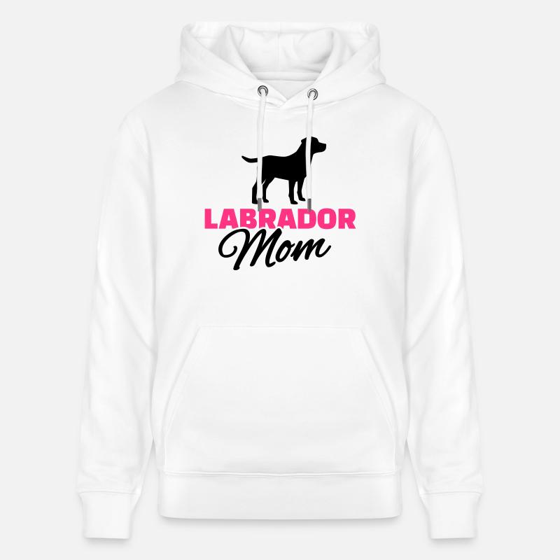 Labrador Mom - Sweat à capuche bio CRUISER Stanley/Stella Unisexe - blanc