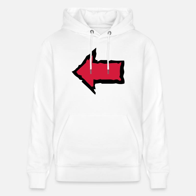 fleche 2101 - Sweat à capuche bio CRUISER Stanley/Stella Unisexe - blanc