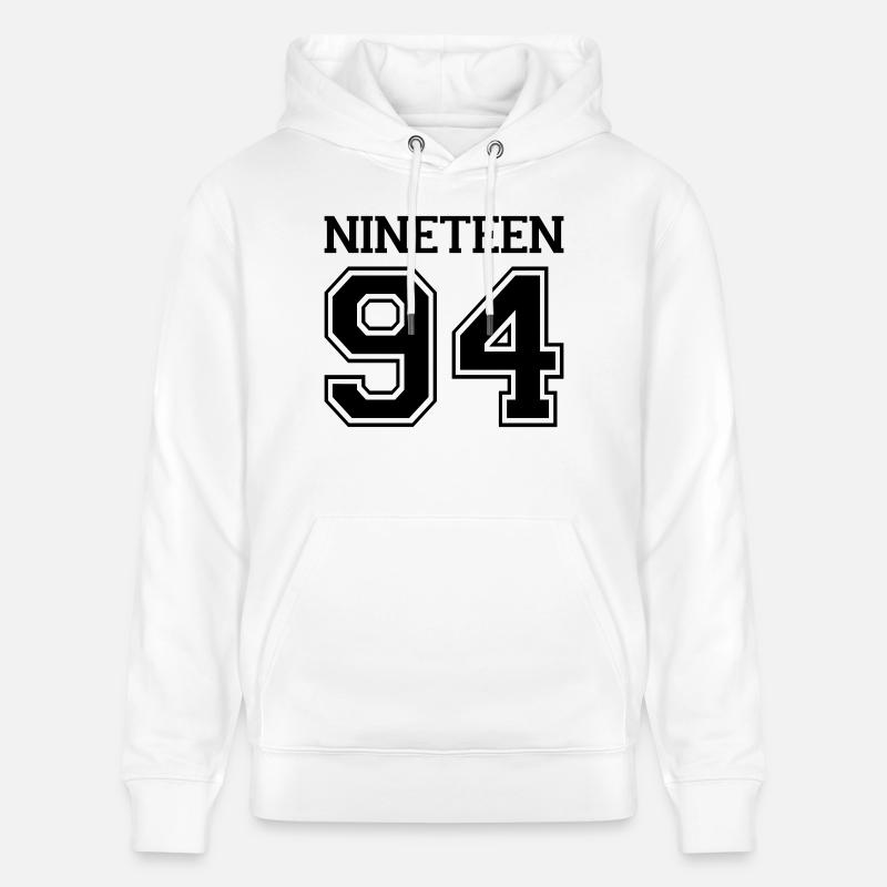 1994 - Sweat à capuche bio CRUISER Stanley/Stella Unisexe - blanc