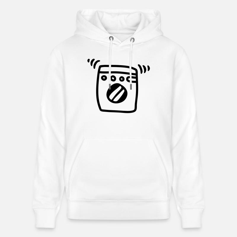 Lave-linge - Line - Sweat à capuche bio CRUISER Stanley/Stella Unisexe - blanc