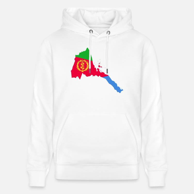 collection érythrée - Sweat à capuche bio CRUISER Stanley/Stella Unisexe - blanc