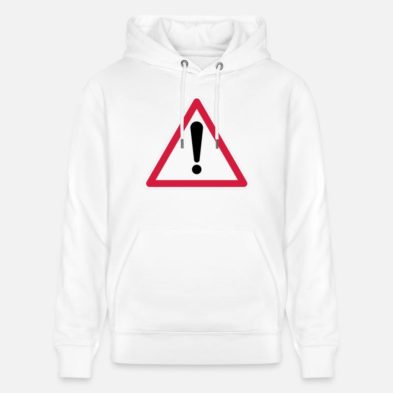 Attention! - Sweat à capuche bio CRUISER Stanley/Stella Unisexe - blanc