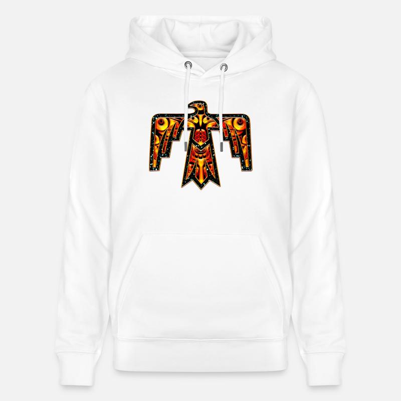 Thunderbird - Donnervogel - Kraft Symbol - Stanley/Stella Unisex Bio-Hoodie CRUISER  - Weiß