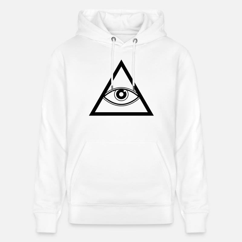 Triangle - Sweat à capuche bio CRUISER Stanley/Stella Unisexe - blanc