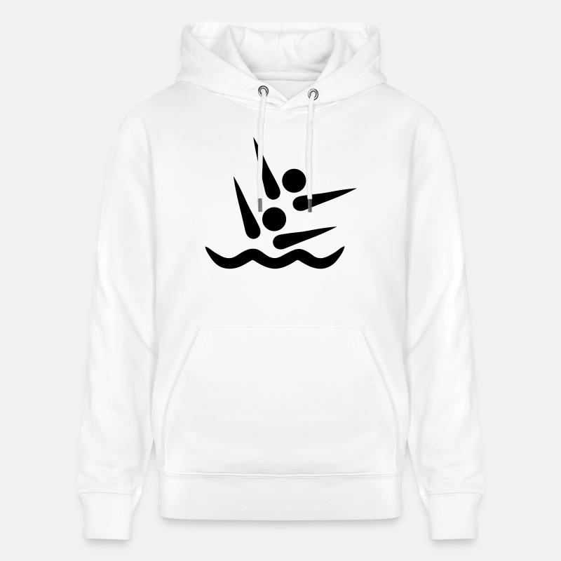 Natation synchronisée - Sweat à capuche bio CRUISER Stanley/Stella Unisexe - blanc