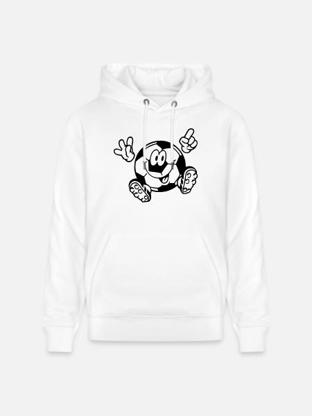 fussball - Stanley/Stella Unisex Bio-Hoodie CRUISER  - Weiß