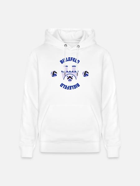 Bielefeld (ID: 001013) - Stanley/Stella Unisex Bio-Hoodie CRUISER  - Weiß