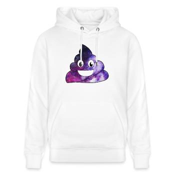 Kacke Shit - Stanley/Stella Unisex Bio-Hoodie CRUISER  - Weiß - Vorne - Alina (178cm) & Michal (187cm)
