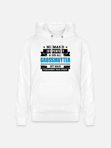 Funshirt Großmutter - Stanley/Stella Unisex Bio-Hoodie CRUISER - Weiß
