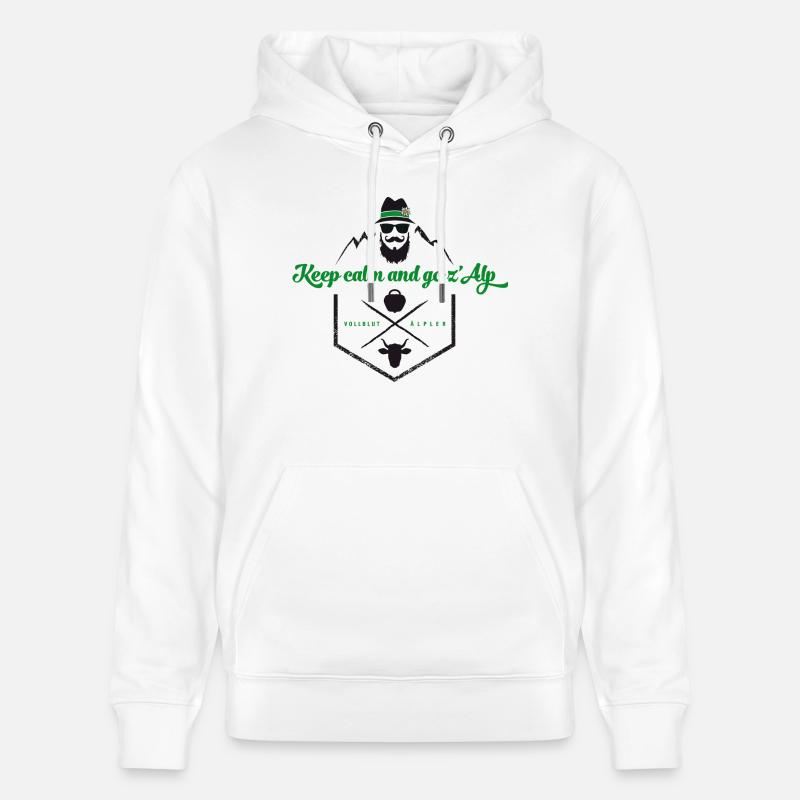 Alpgefühl Orginal - Sweat à capuche bio CRUISER Stanley/Stella Unisexe - blanc