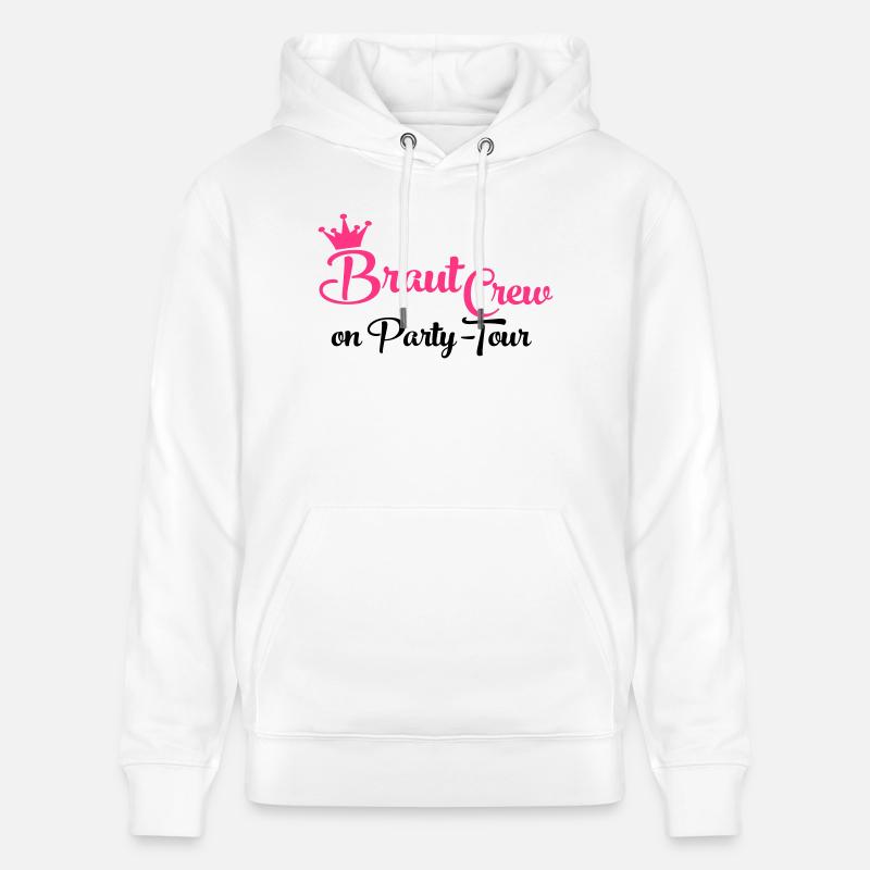 Bride équipe - Sweat à capuche bio CRUISER Stanley/Stella Unisexe - blanc