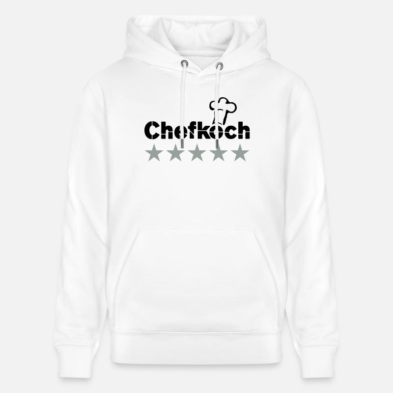 chef - Sweat à capuche bio CRUISER Stanley/Stella Unisexe - blanc