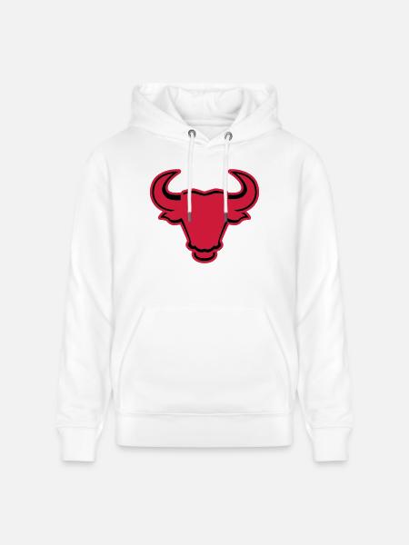 stier___f2 - Sweat à capuche bio CRUISER Stanley/Stella Unisexe - blanc