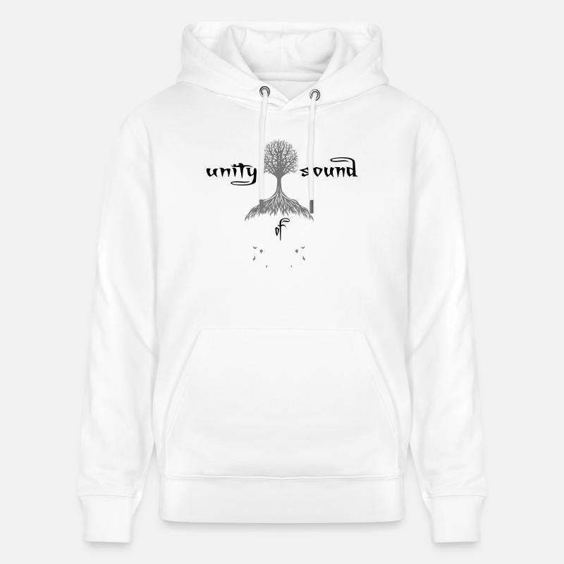 unity_three_2 - Sweat à capuche bio CRUISER Stanley/Stella Unisexe - blanc